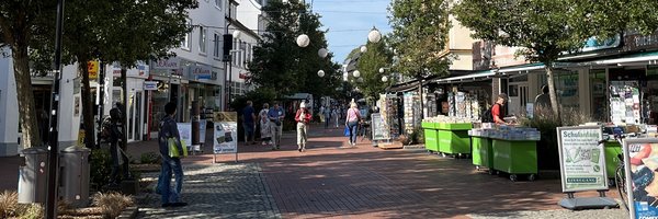 Stadtweg und Einkaufsstraße in Schleswig