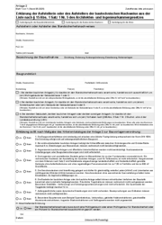 Erklärung der Aufstellerin/des Aufstellers der bautechnischen Nachweise ArchIngKG (Anlage 2)