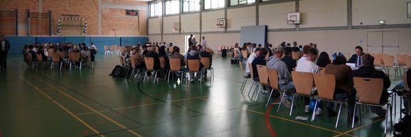 Schüler*innen in der Bruno-Lorenzen-Schule anlässlich des politischen Speed-Datings